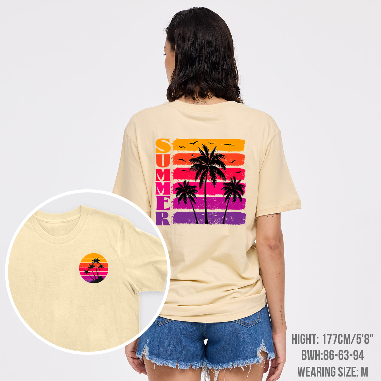 Palm Trees And Sunset T-Shirts