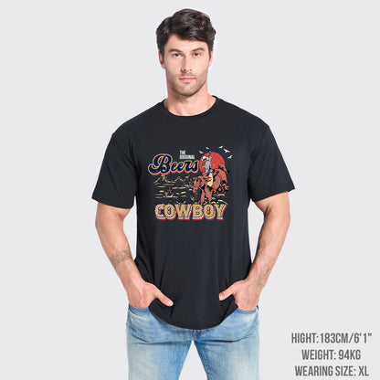 Beers Cowboy On The Wilderness T-Shirts