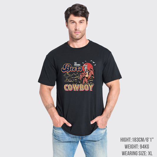 Beers Cowboy On The Wilderness T-Shirts