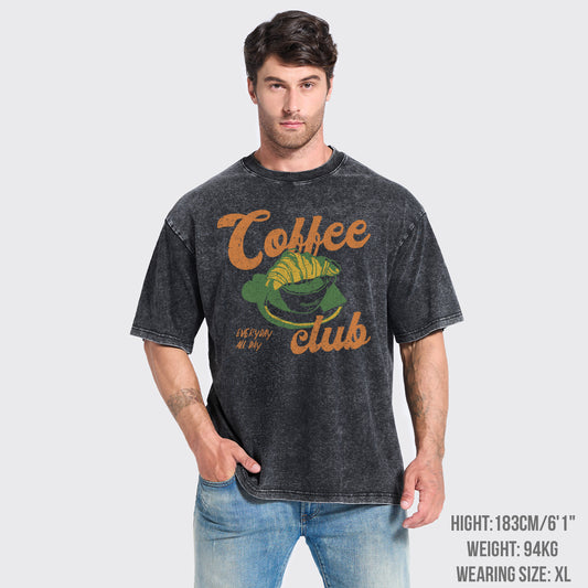 Breakfast Coffee Club Garment-dye Tees