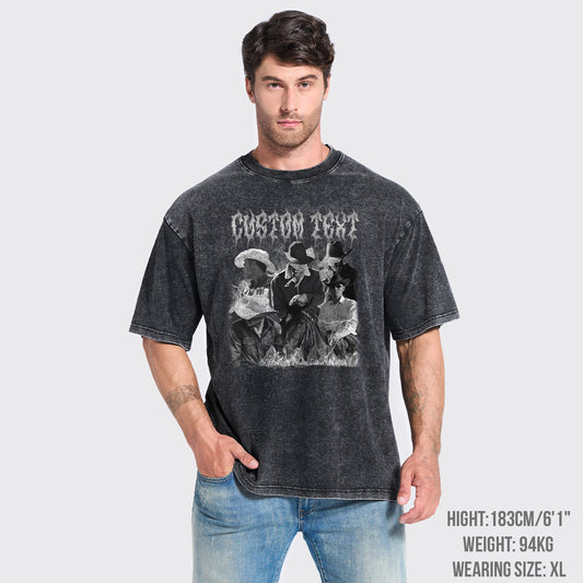 Custom Retro 90s Photos Garment-dye Tees