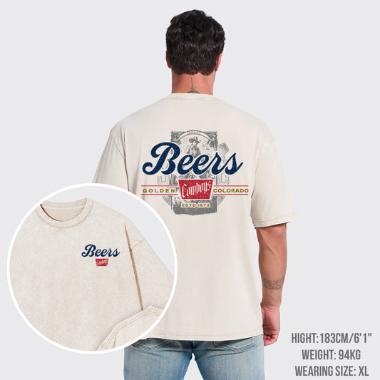 Let's Be Full Of Beers Garment-dye Tees