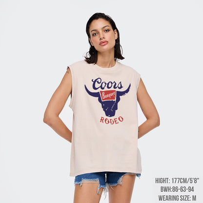 Vintage Rodeo Bull Washed Tanks