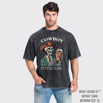 Cowboy Coffee Club Garment-dye Tees