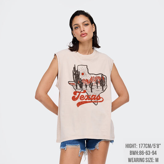 Texas Sunset Vintage Washed Tanks