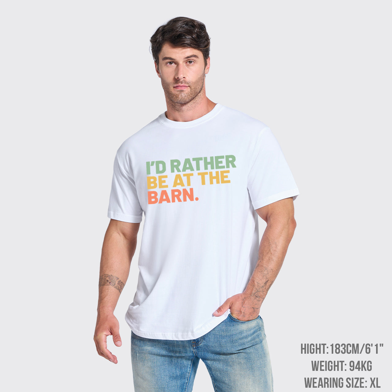 I'd Rather Be At The Barn T-Shirts