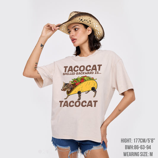Vintage Taco & Cat Garment-dye Tees
