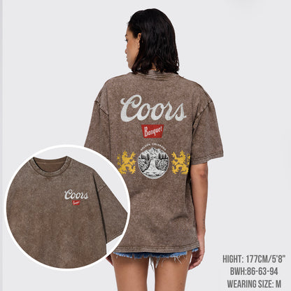 Cool Cowboy Retro Landscape Garment-dye Tees