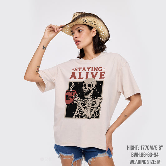 Staying Alive Garment-dye Tees