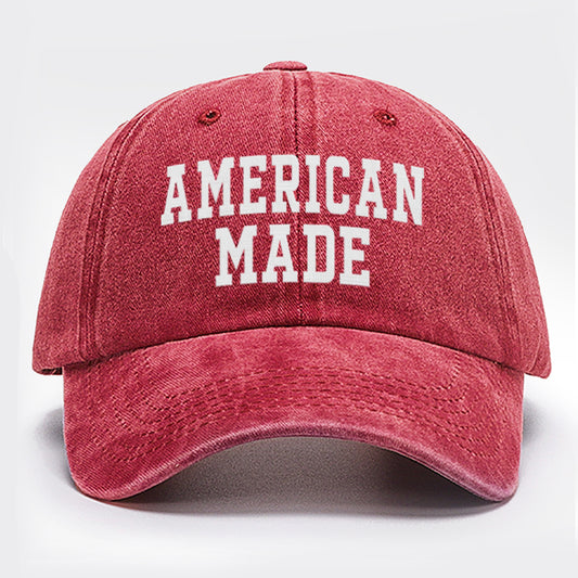 American Made Embroidered Baseball Cap